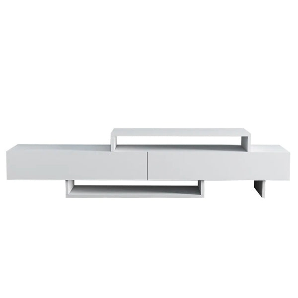 Castle TV Stand | White