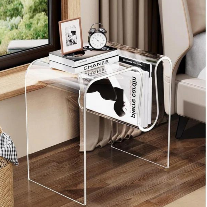 Echo Acrylic End Table | Clear