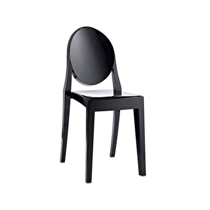 Mathilda Acrylic Chair | Black