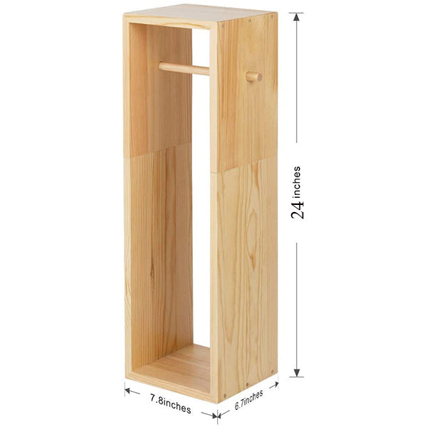 Paper Roll Napkin Holder | RubberWood