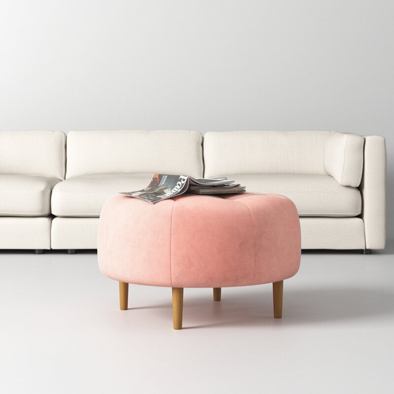 Fransh Ottoman | Pink