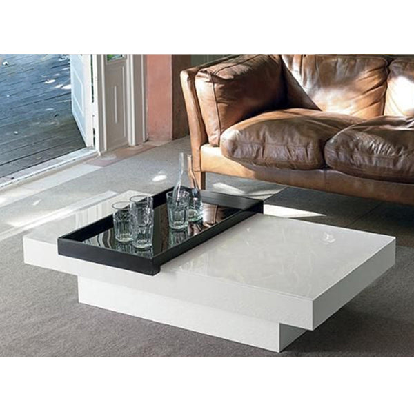 Angular Coffee Table | White & Black