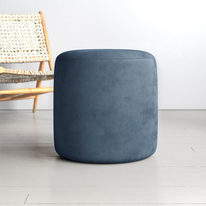 Zoby Ottoman | Dust Blue