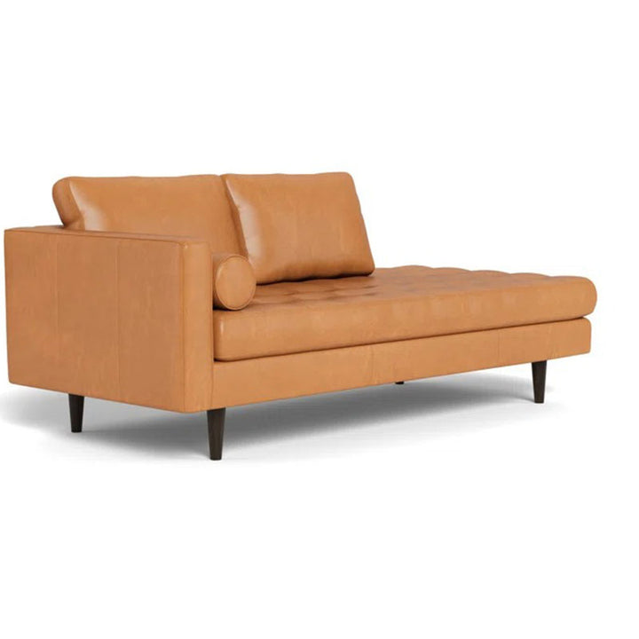 Aidan Chaise Lounges | Orange | Facing Left