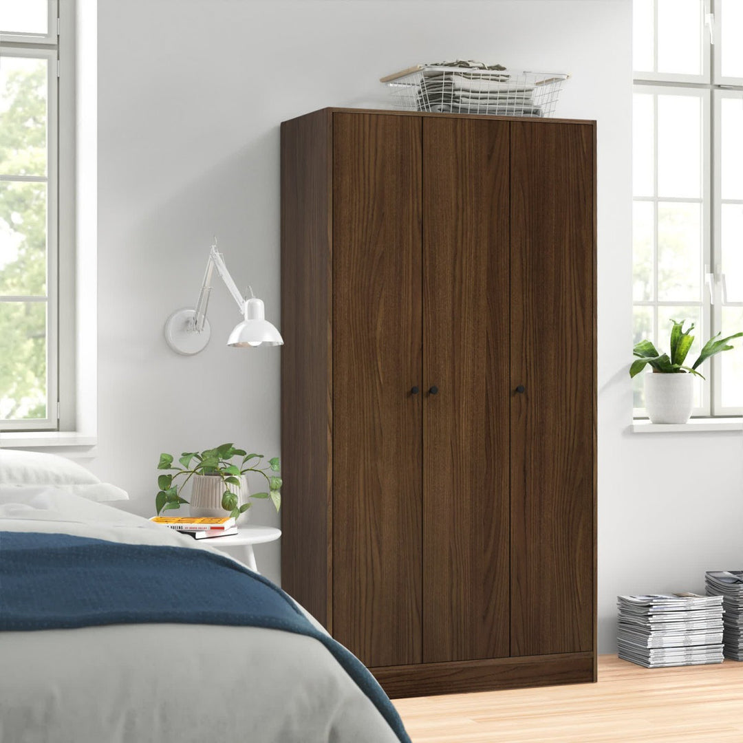 Umi  3 Door Wardrobe | Brown