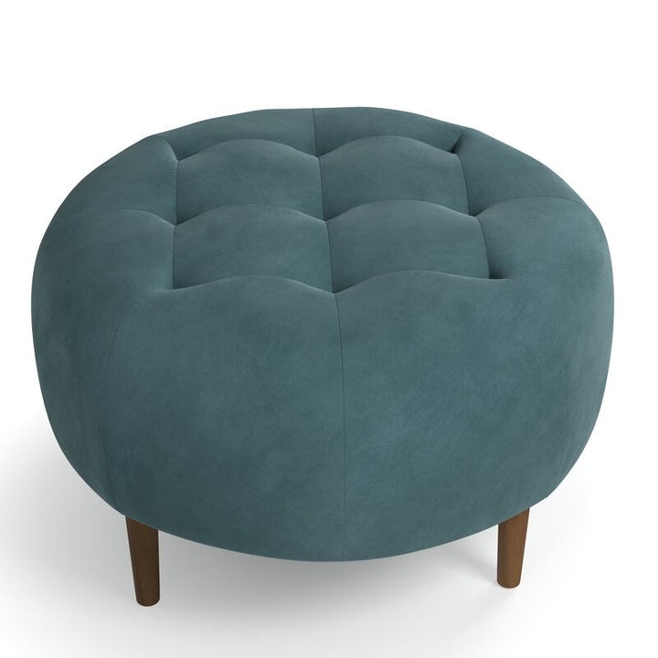 Fransh Ottoman | Sky Blue