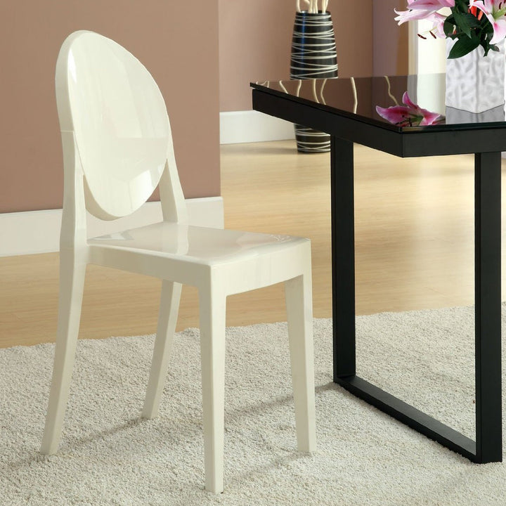 Mathilda Acrylic  Chair |  White