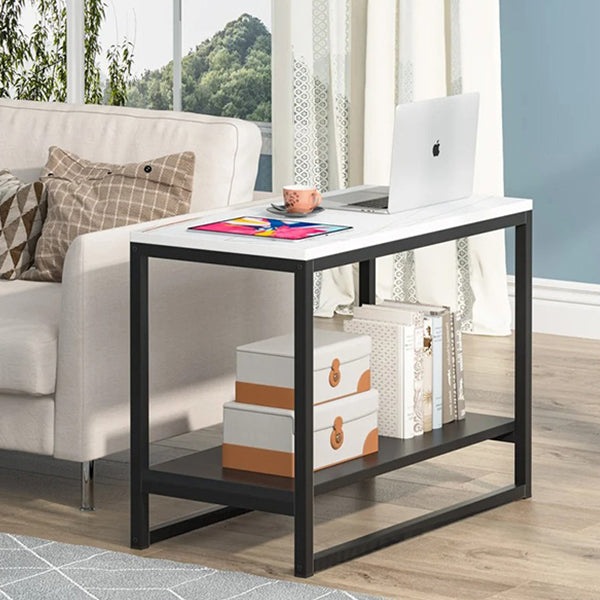 Sled End Table | White