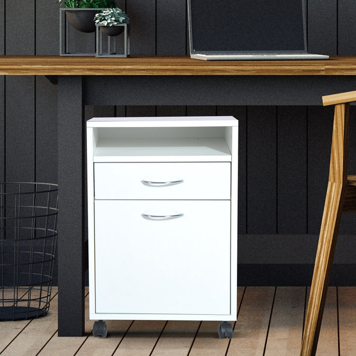 Aora Pedestal Drawer | White