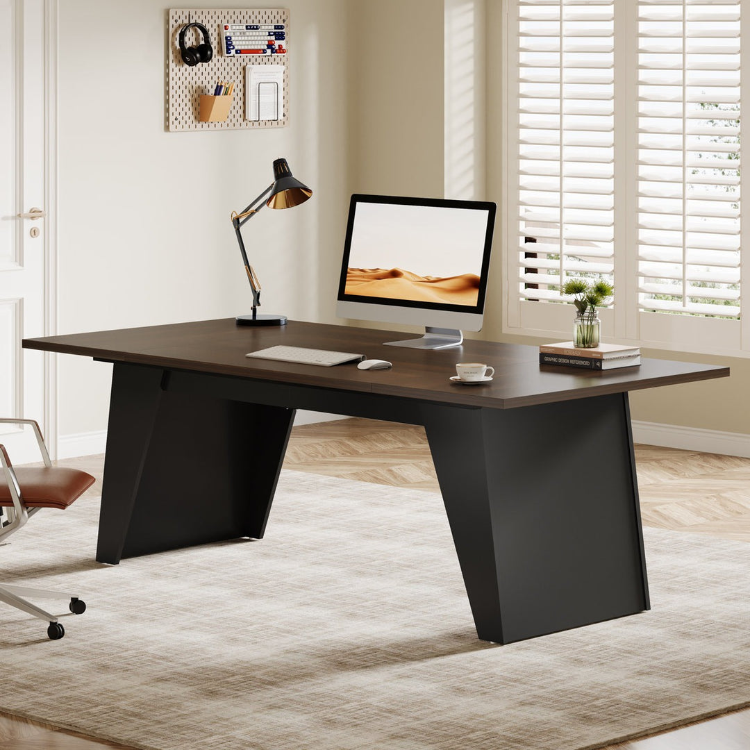 Hana  Boss Table | Brown & Black