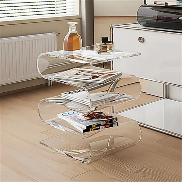 Tranquil Acrylic End Table | Clear