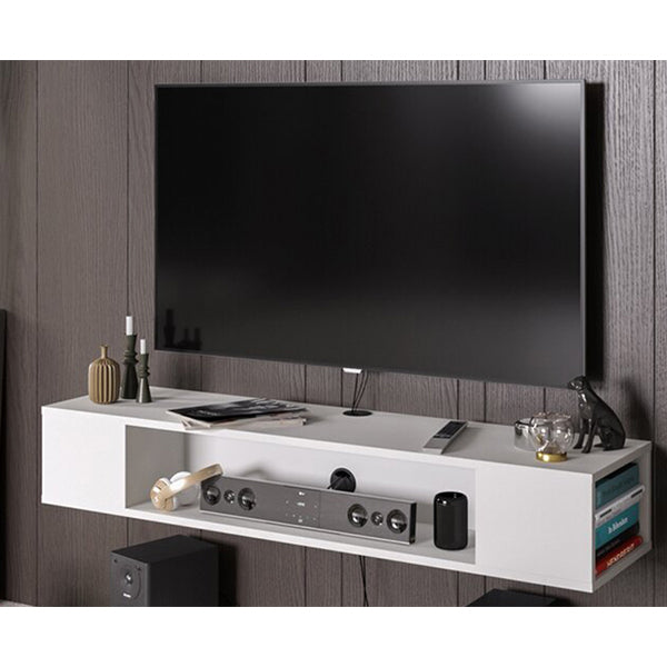 Ten Wall Mount Tv Unit | White