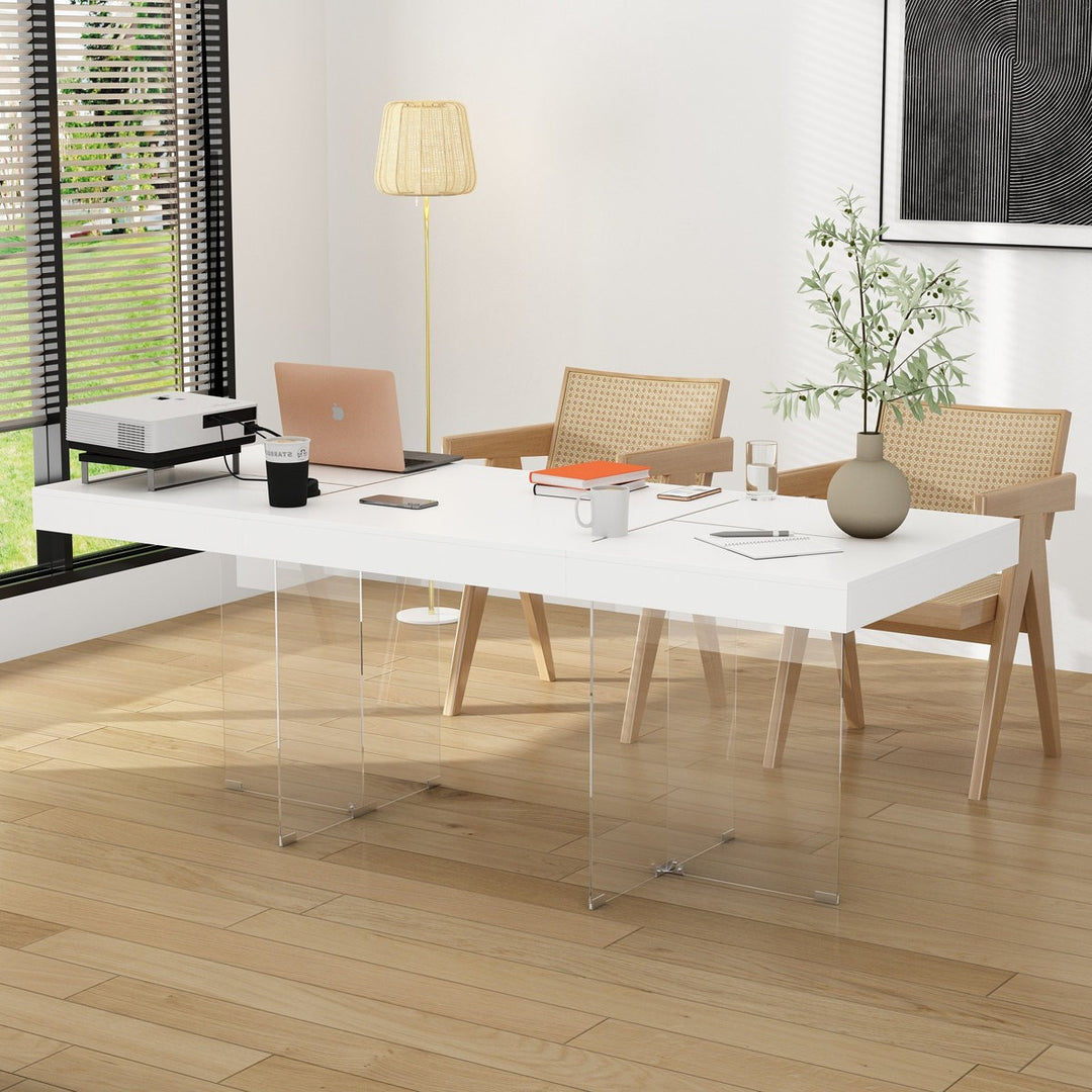 Yemi Meeting Table | White