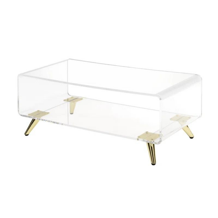 Mosaic Acrylic Coffee Table | Clear