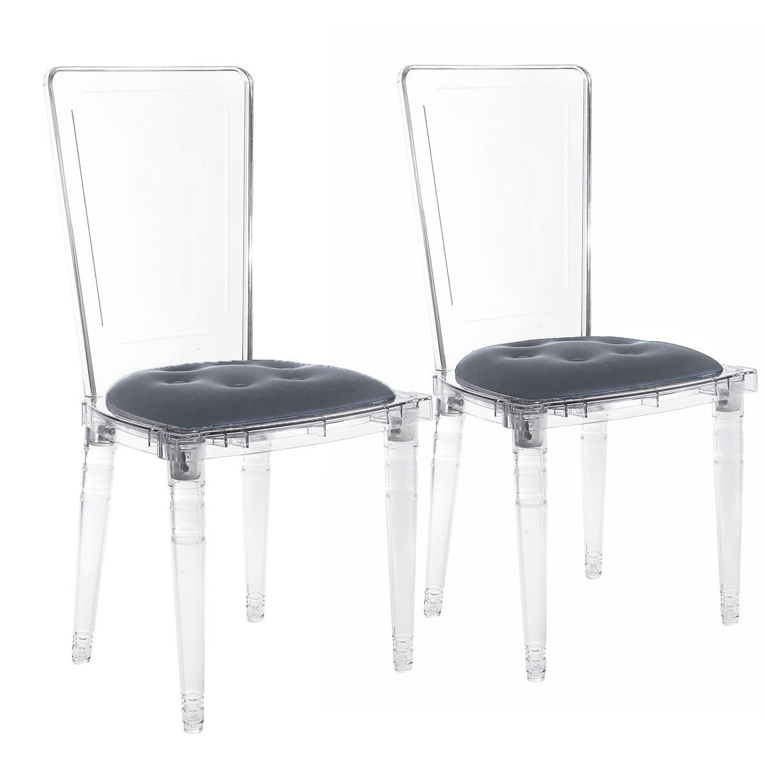 Anneliese Acrylic Chair | Gray