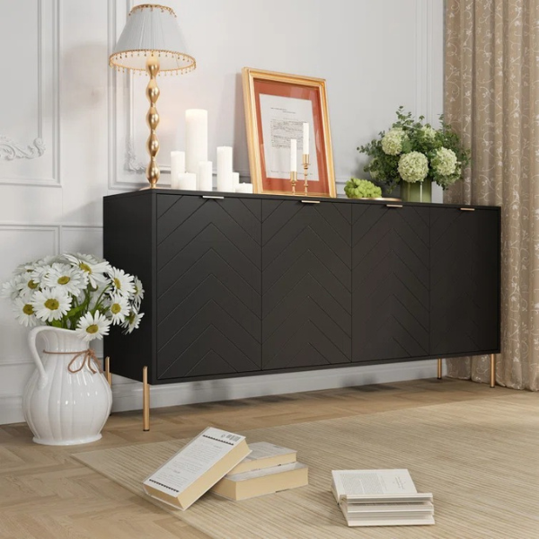 Ellis Sideboard & Cabinet | Small | Black