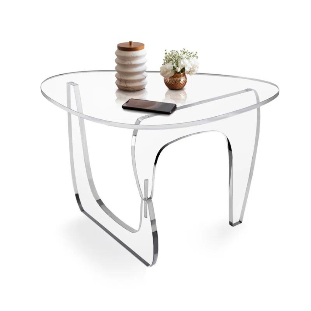 Aurora Acrylic End Table | Clear