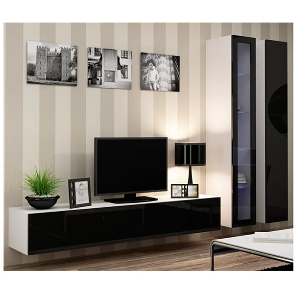 HM TV Unit Set | White & Black