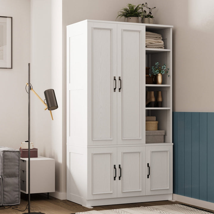 RobeLand 5 Door Wardrobe | White
