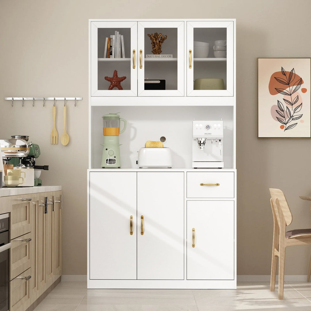 Ren Tall Crockery Unit | White