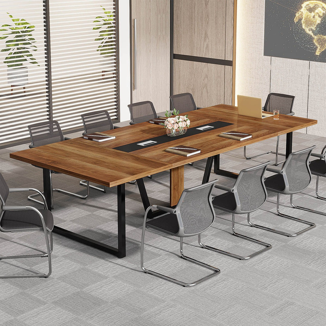 Haru Rectangle  Conference table | Brown