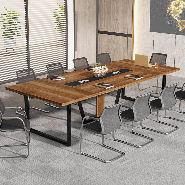 Haru Rectangle  Conference table | Brown