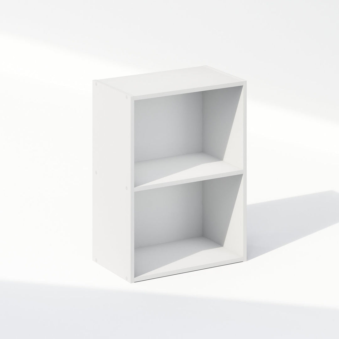 Meza Open Storage | White
