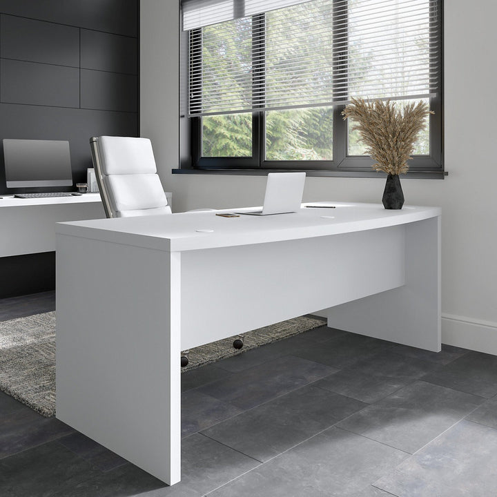 Yuri  Executive  table | White