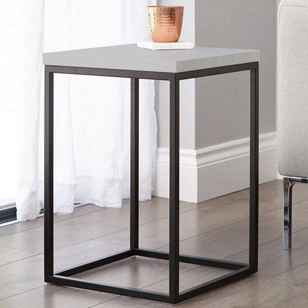 Tal End Table| White