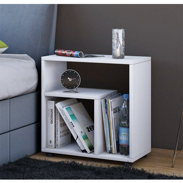 Box End Table | White