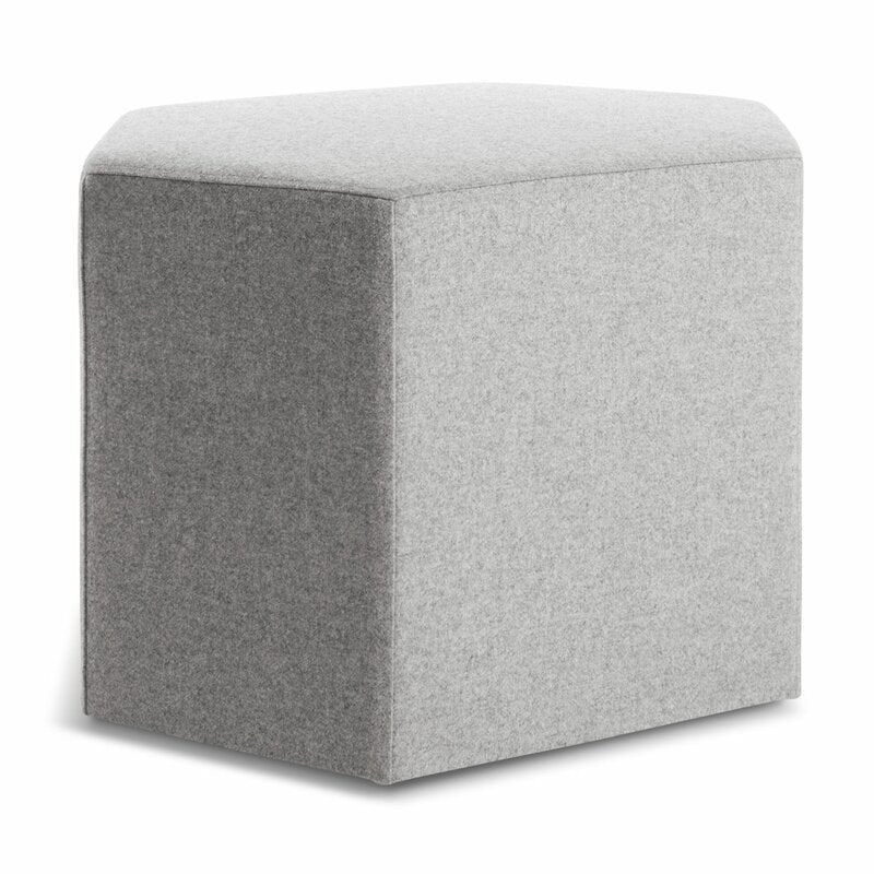 Jeaks Ottoman | Grey