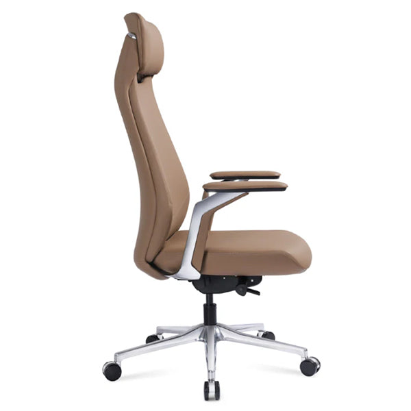 Bhil Director High Back Office Chair | Brown