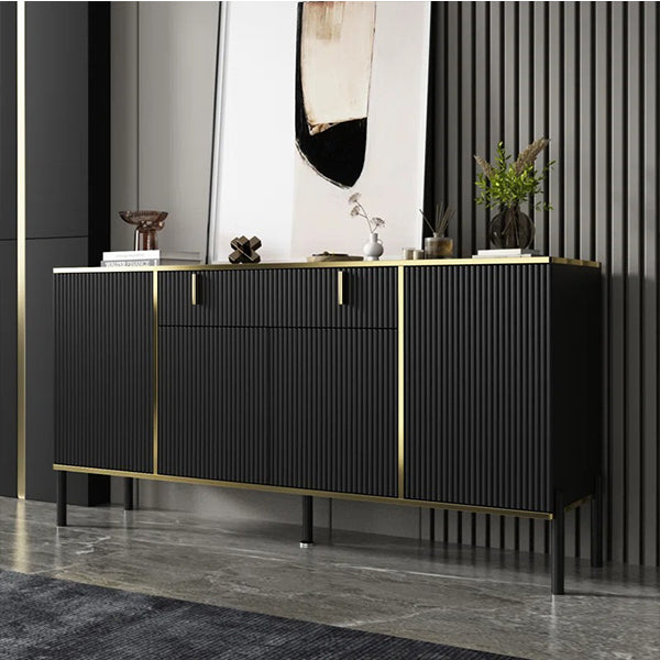 Cayden Sideboard & Cabinet | Small | Black