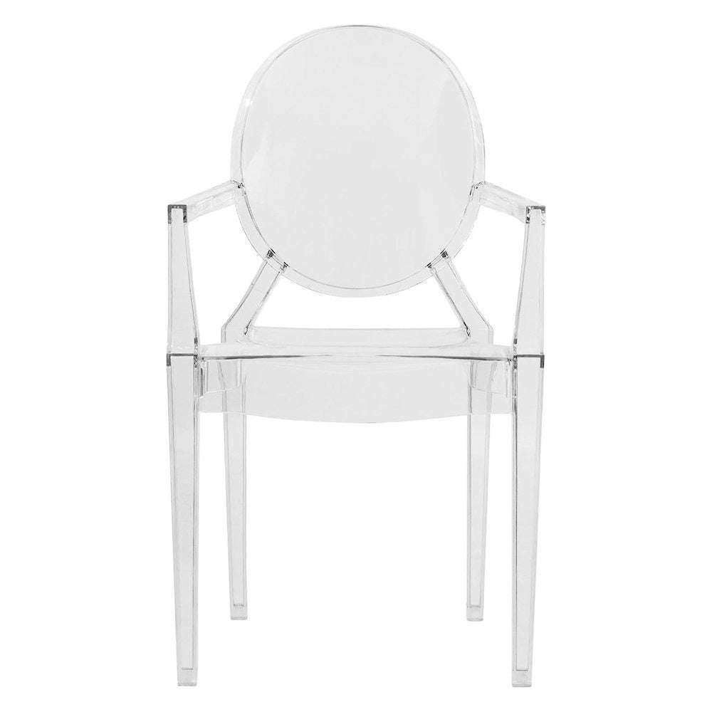 Saskia Arm Acrylic  Chair | Clear