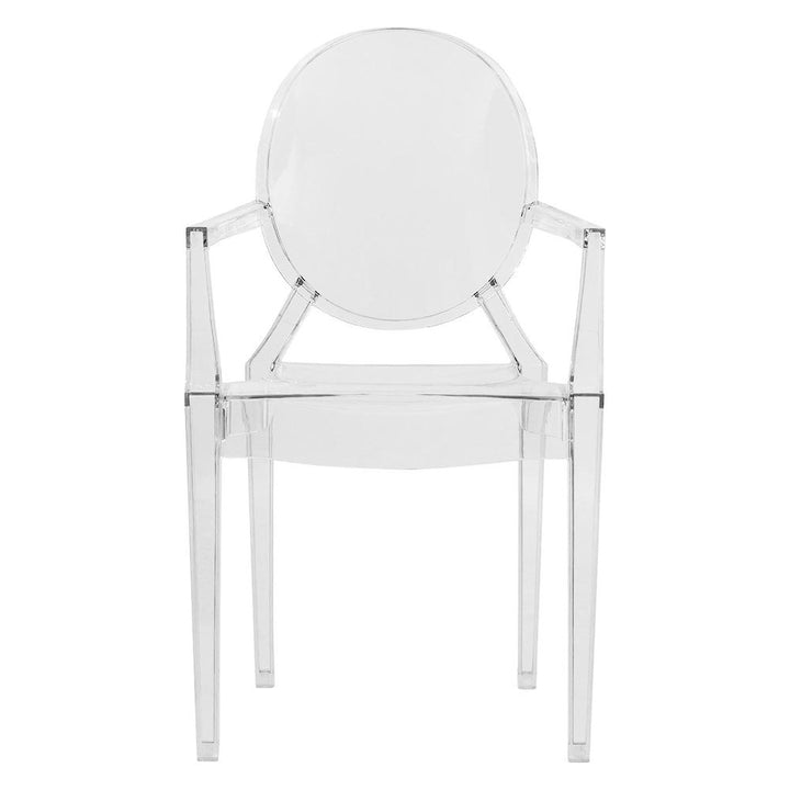 Saskia Arm Acrylic  Chair | Clear
