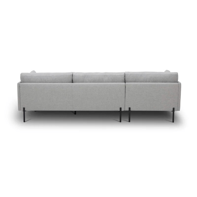 Union L Shape Sofa | Grey | Facing Left