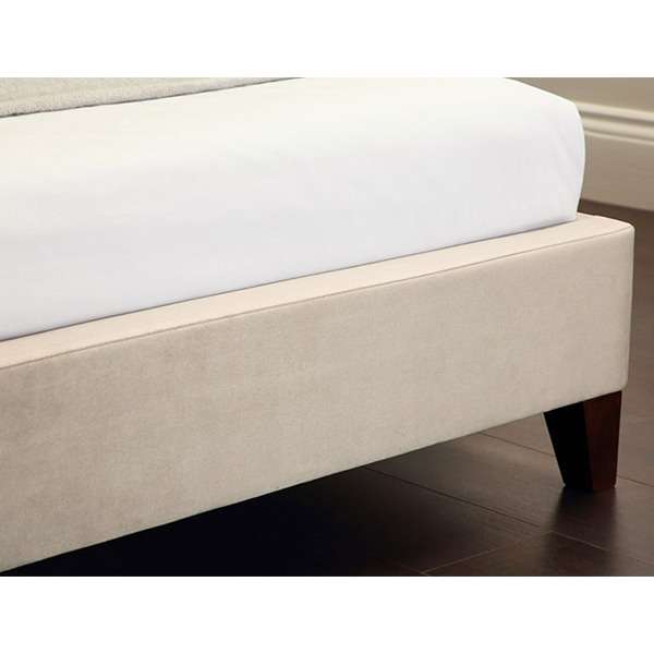 Kyle Bed Without Storage | King | Beige Fabric