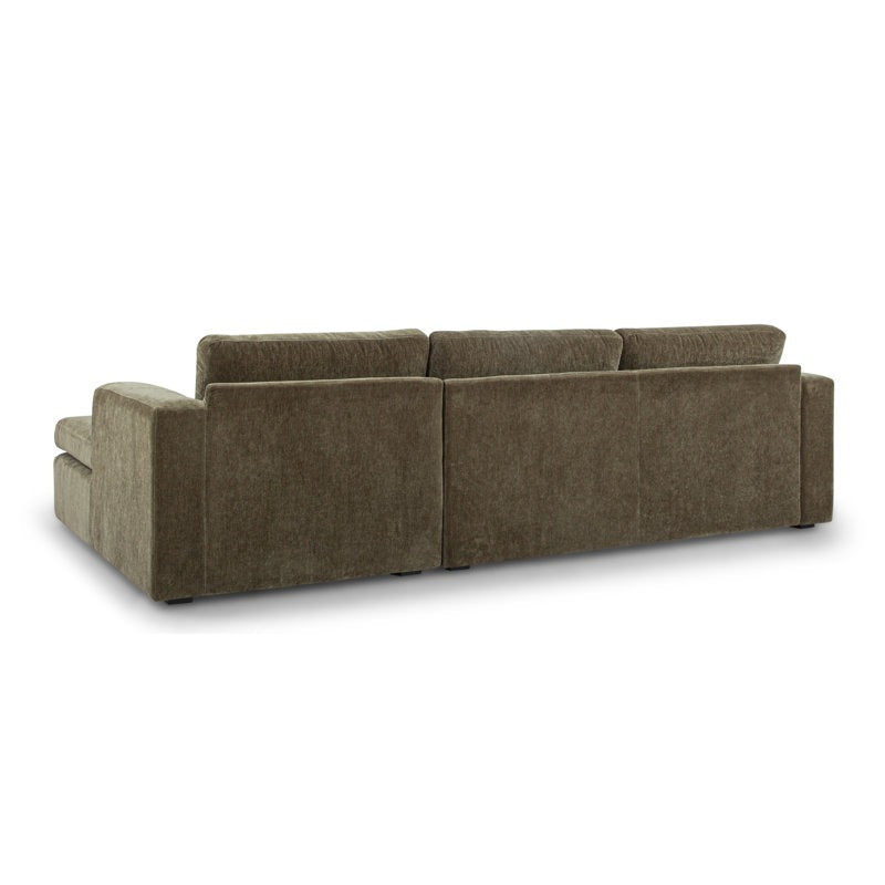 Cosmo Nest L-Shape Sofa | Olive | Right Facing