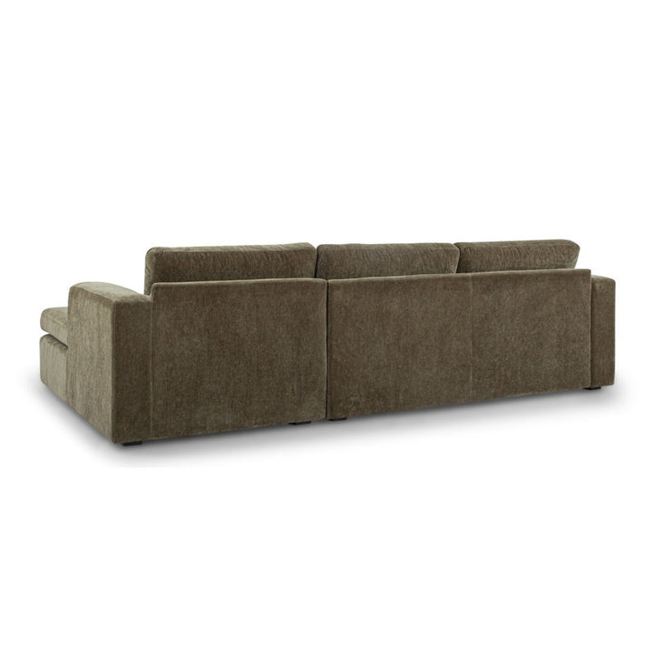 Cosmo Nest L-Shape Sofa | Olive | Right Facing