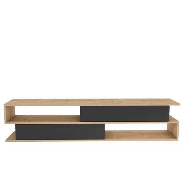 Nathan Tv Stand | Black & Beige