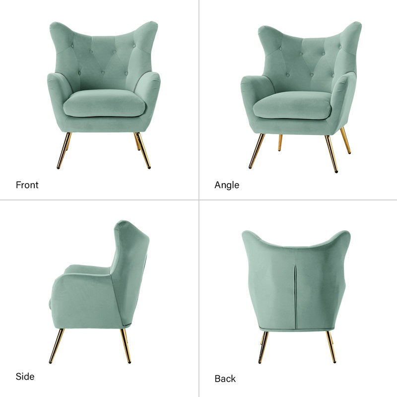 Wing Lounge Chair | Light Green