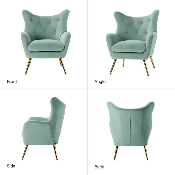 Wing Lounge Chair | Light Green