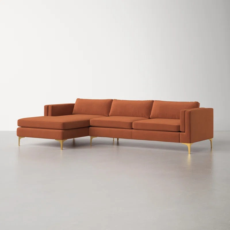 Francisco L shape Sofa | Tan | Facing Left