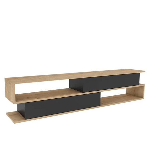 Nathan Tv Stand | Black & Beige