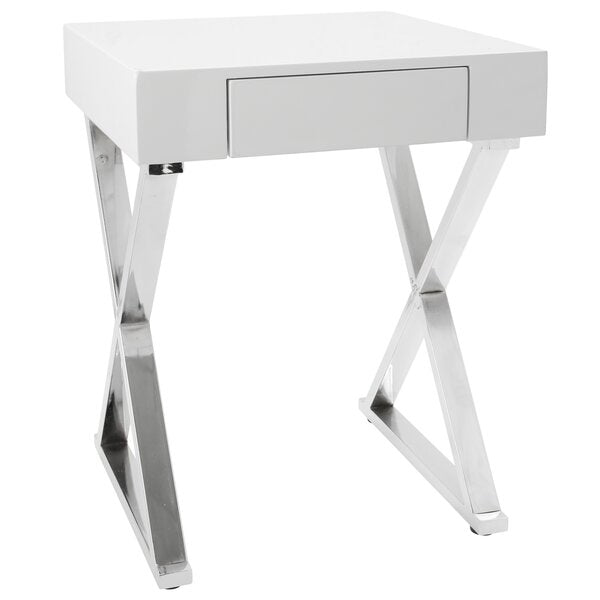 X End Table |White