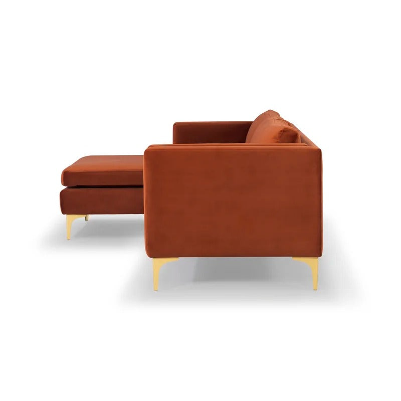 Francisco L shape Sofa | Tan | Facing Left