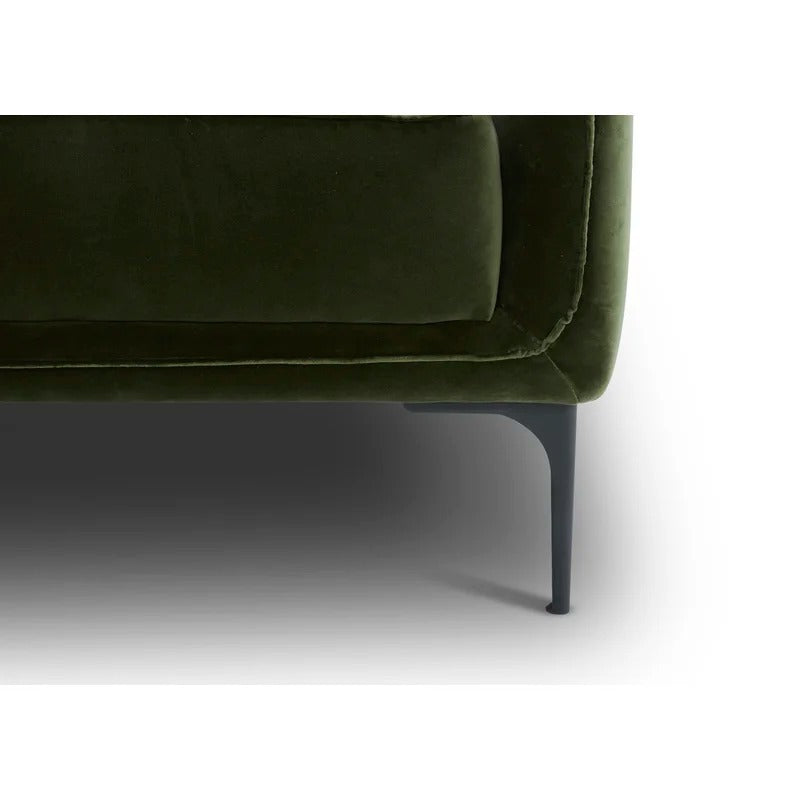 Aziel L shape Sofa | Green | Facing Left