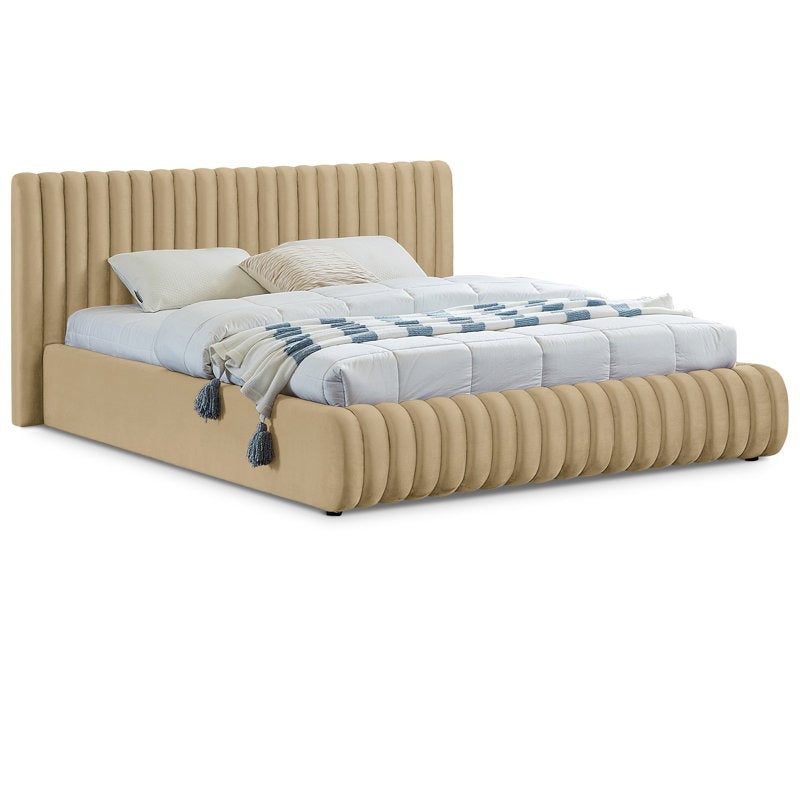 Kuro Bed without Storage | King | Cream Fabric