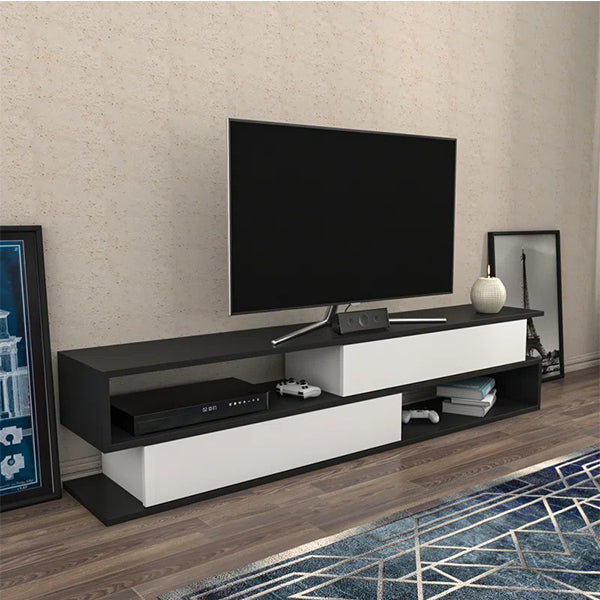 Nathan Tv Stand | Black & White