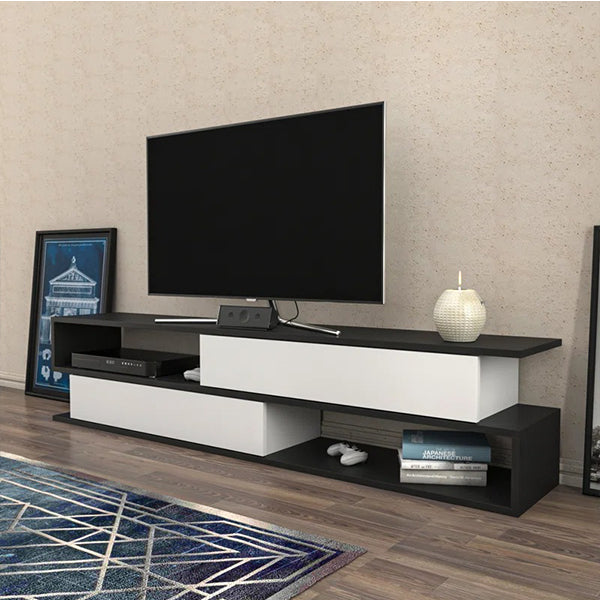 Nathan Tv Stand | Black & White